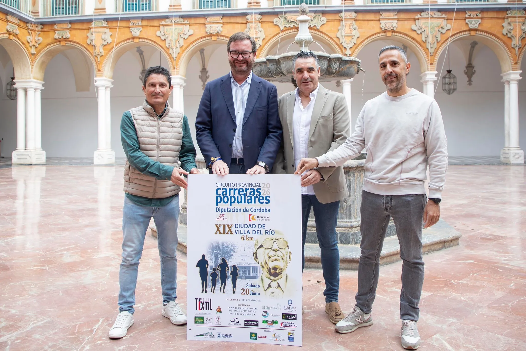 Acto de presentación del Cartel de la Carrera Popular de Villa del Río en la Diputación de Córdoba Acto de presentación del Cartel de la Carrera Popular de Villa del Río en la Diputación de Córdoba