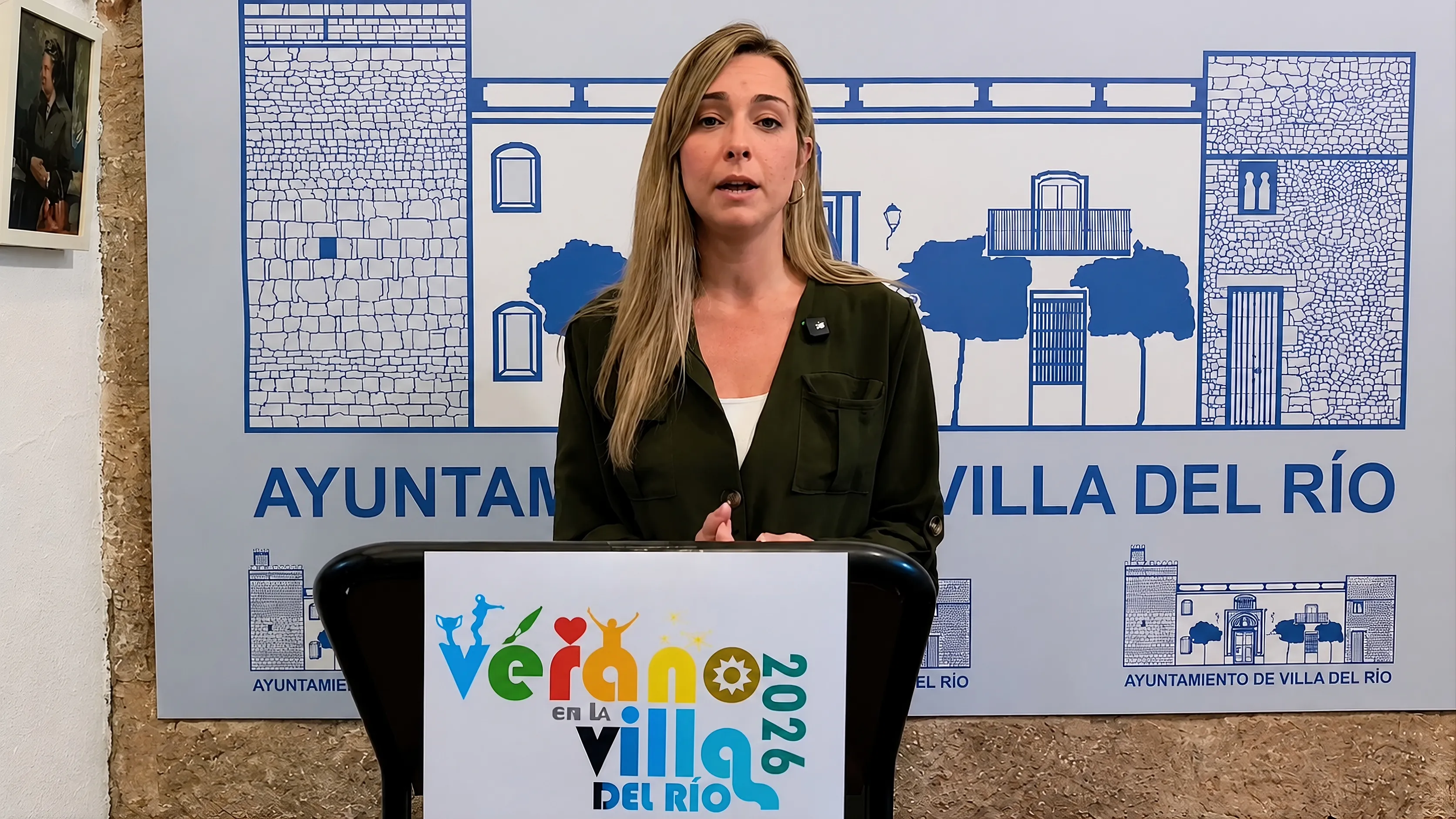 Almudena Mantilla, concejal de juventud del Ayuntamiento de Villa del Río
