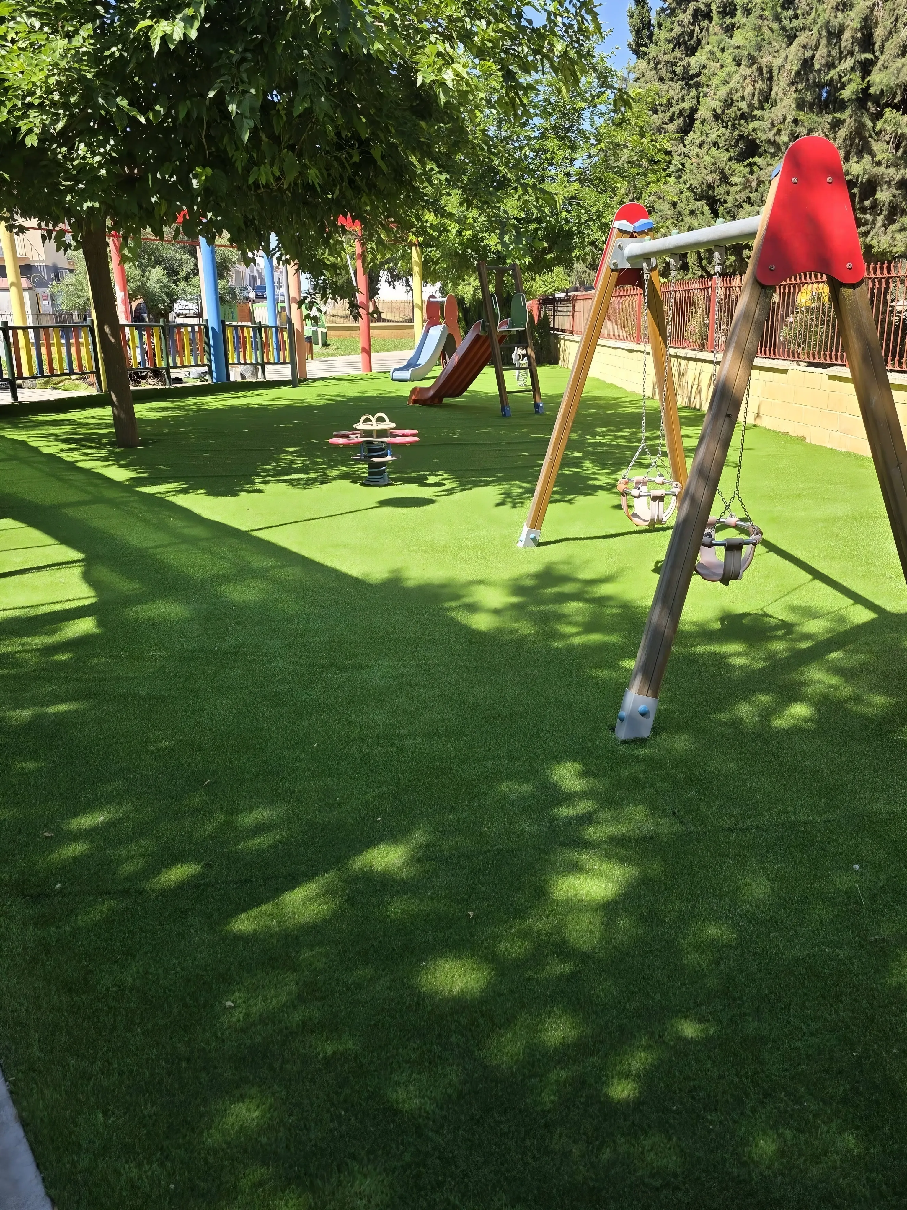 Parque infantil de los remedios en Villafranca de Córdoba