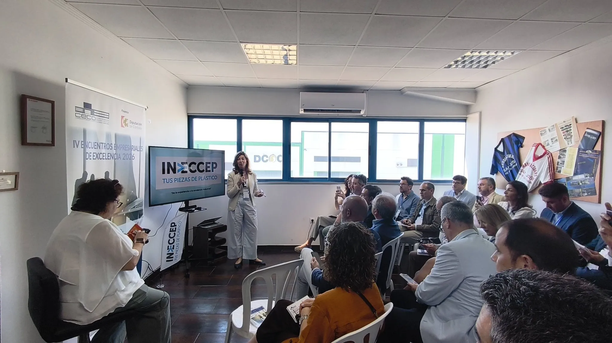 Villa del Río ha sido sede de un encuentro de excelencia industrial impulsado por CECO y la Diputación de Córdoba en las instalaciones de INYECCEP