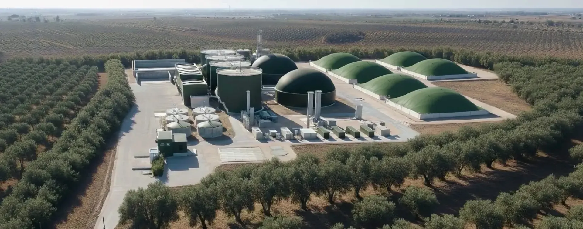 Otra de las actuales plantas de biometano en Baena. Foto: Vorn Bioenergy