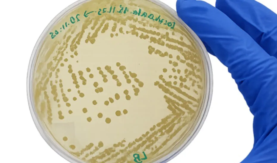 Bacterias especializadas en una placa de Petri. Foto Junta de Andalucía.