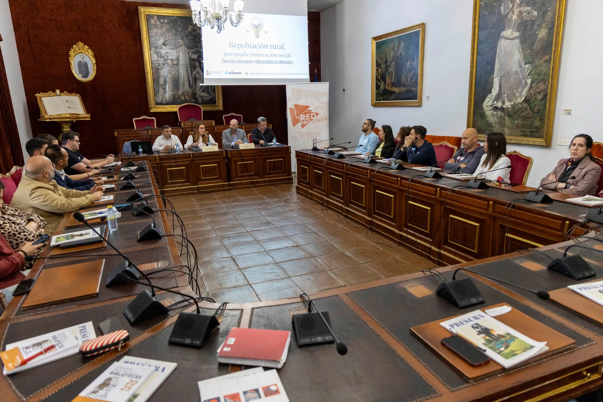 Jornada técnica celebrada en el Salón de Plenos de la Diputación. FOTO: DP