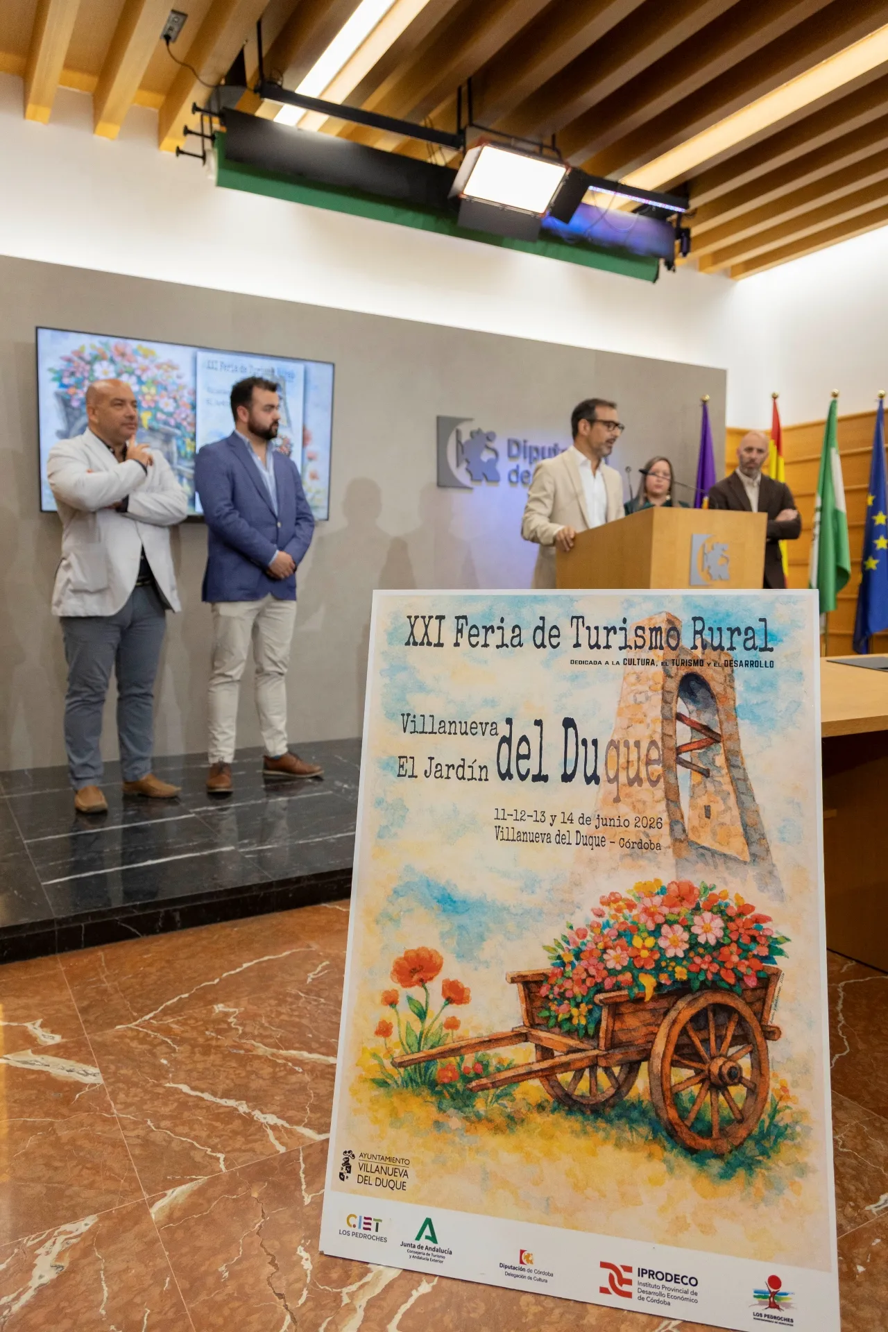 Presentación de la XXI Feria de Turismo Rural de Villanueva del Duque en la Diputación de Córdoba. Presentación de la XXI Feria de Turismo Rural de Villanueva del Duque en la Diputación de Córdoba.