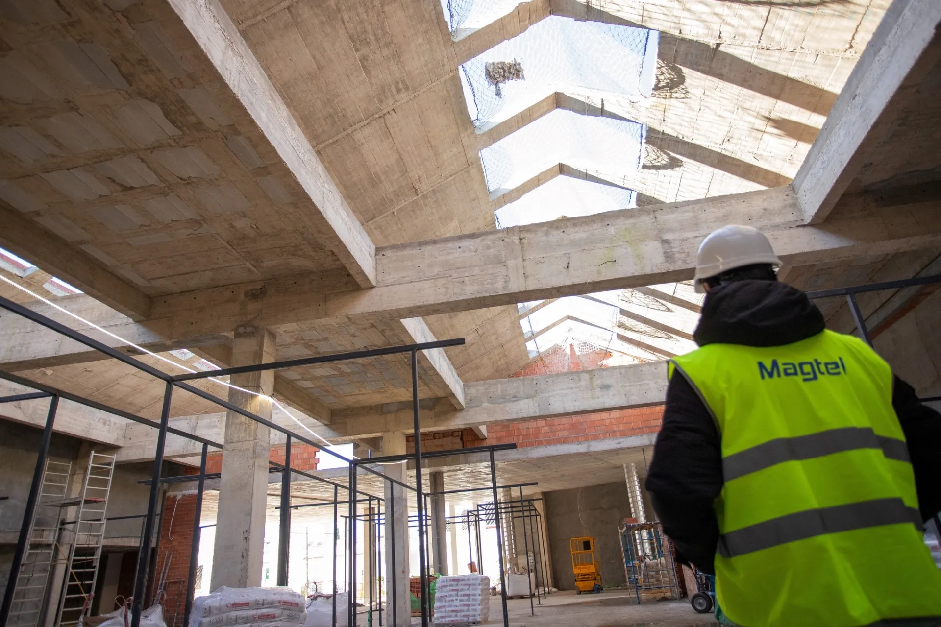 Obras del Mercado de Abastos y el aparcamiento. Foto: MAGTEL Obras del Mercado de Abastos y el aparcamiento. Foto: MAGTEL