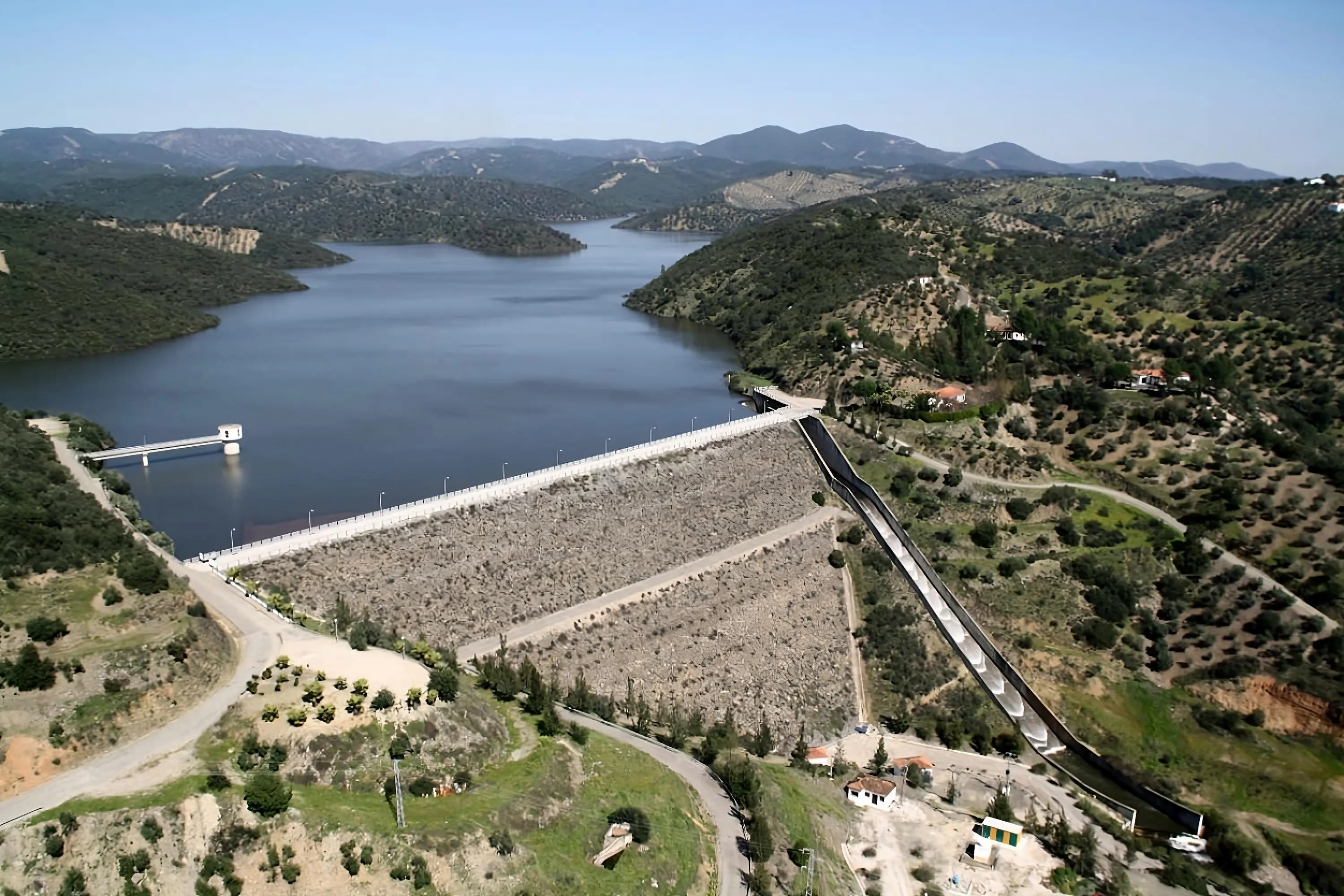 Embalse de Martín Gonzalo. Foto: Confederación Hidrográfica del Guadalquivir