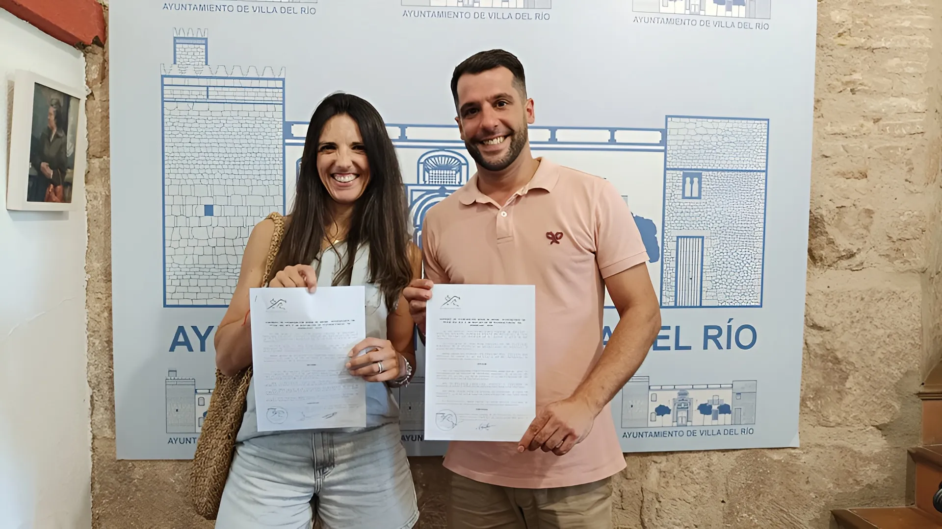 Villa del Río renueva el convenio con el Centro Especial El Granaíllo. Foto: Ayuntamiento de Villa del Río