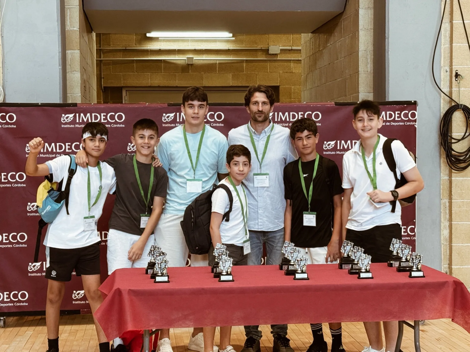 Los alumnos de SAFA Rafaela María en el torneo provincial. Foto: SAFA