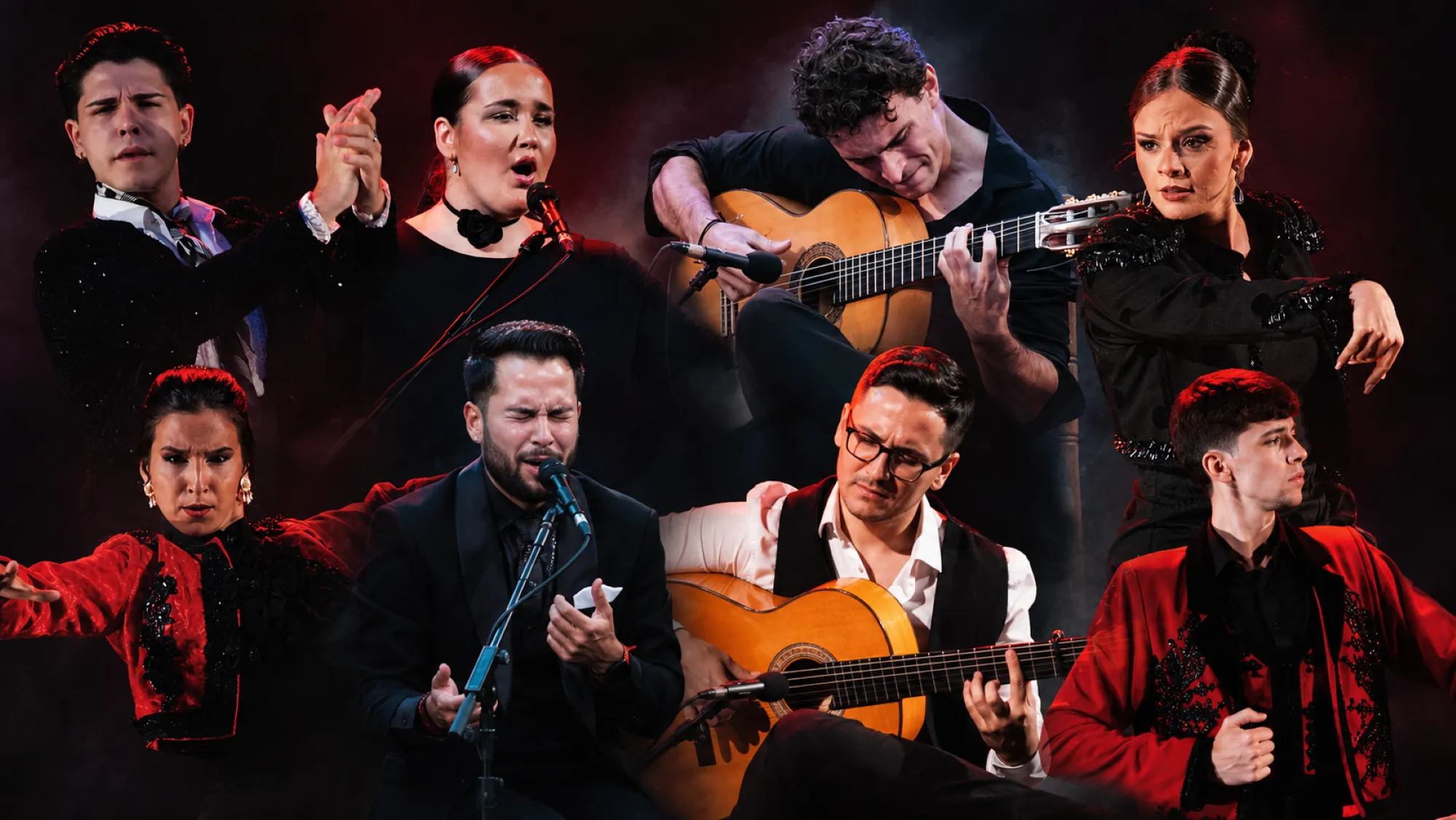 Artistas de la gran Final del Concurso de Jóvenes Flamencos en Cañete de las Torres.