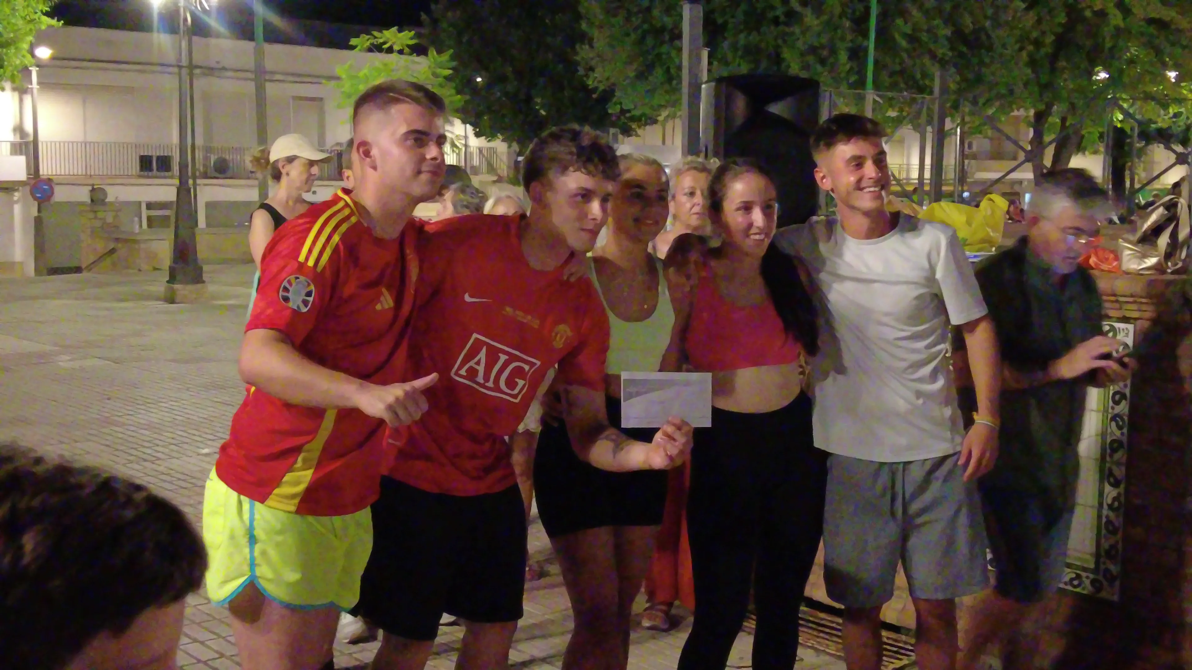 Participantes de la gymkana