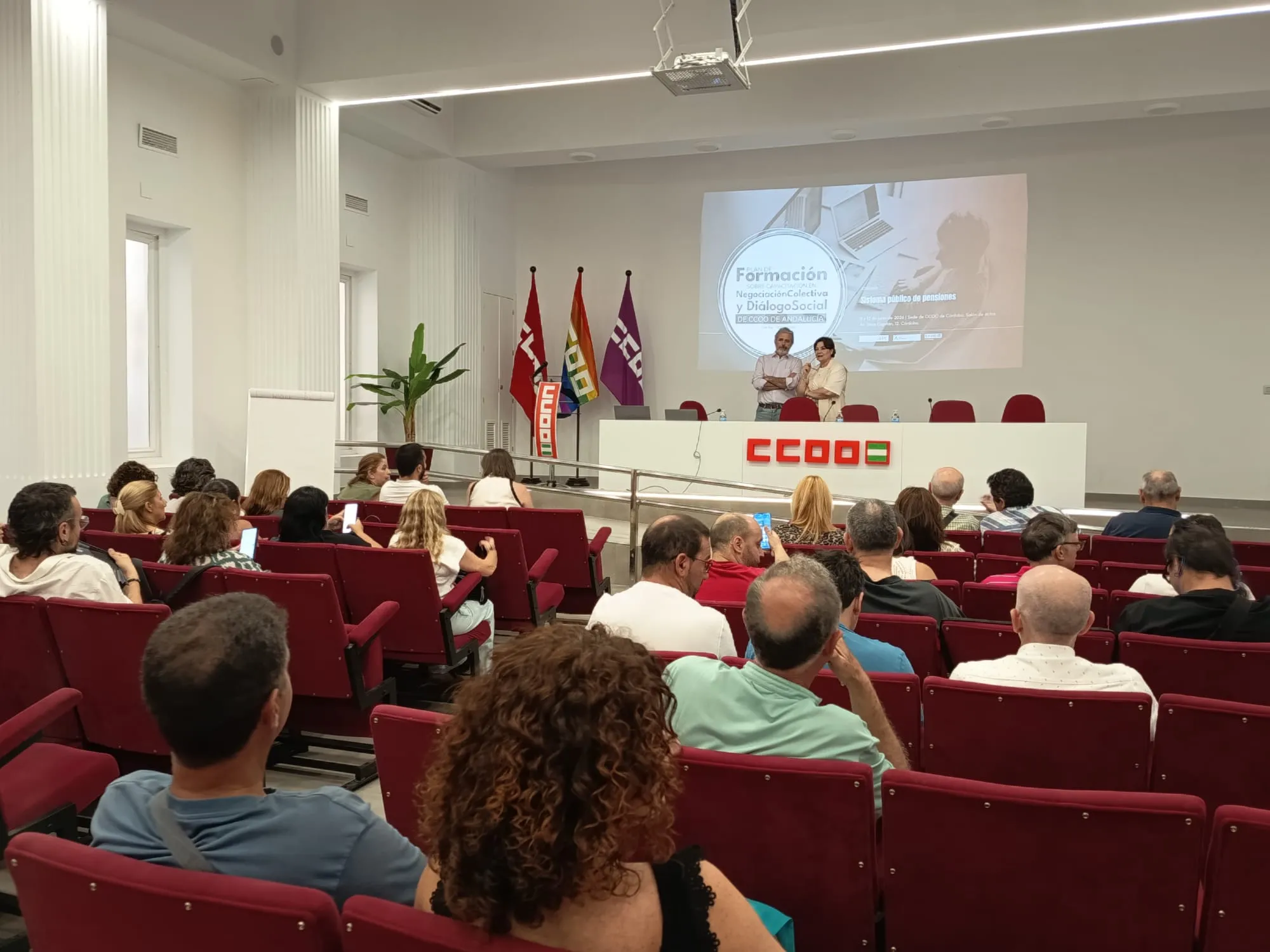 Jornadas de Formación sobre pensiones. FOTO: CCOO Jornadas de Formación sobre pensiones. FOTO: CCOO