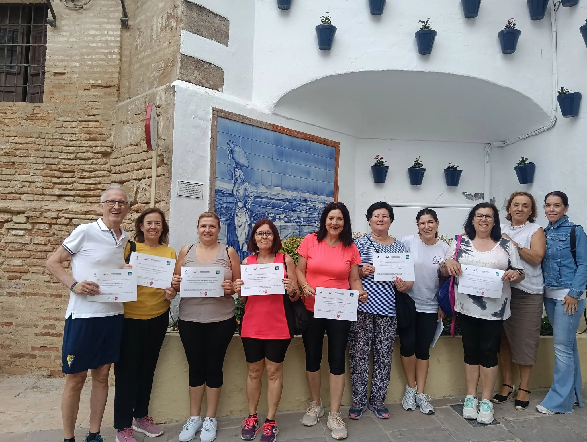 Vecinos de Bujalance alcanzan el millón de pasos en una iniciativa de promoción de hábitos saludables impulsada por la Red Local de Acción en Salud.
