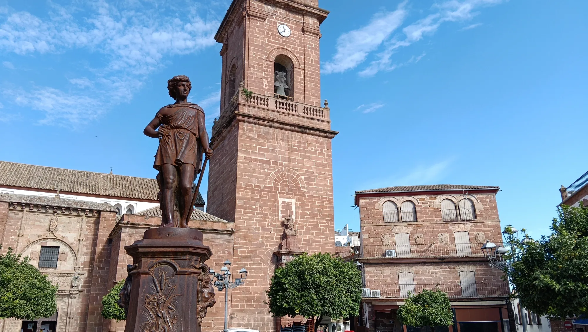 Plaza de España en Montoro.
