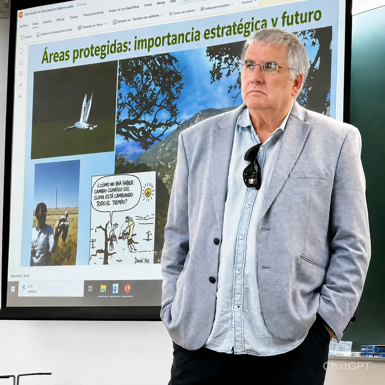 Rafael Arenas advierte de una realidad que afecta de lleno al medio rural: la pérdida de nombres, usos, saberes y referencias ligadas al paisaje. Foto: Rafael Arenas.
