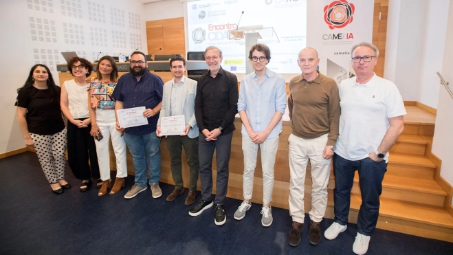 Premiados del Certamen Literario “IA es Salud”. Foto CAMELIA Premiados del Certamen Literario “IA es Salud”. Foto CAMELIA