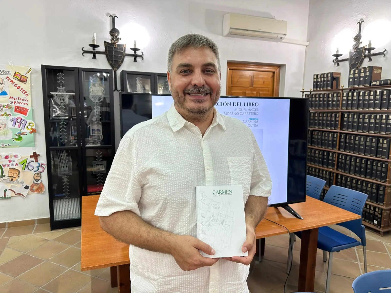 Miguel Moreno presenta en El Carpio su libro 'Carmen'