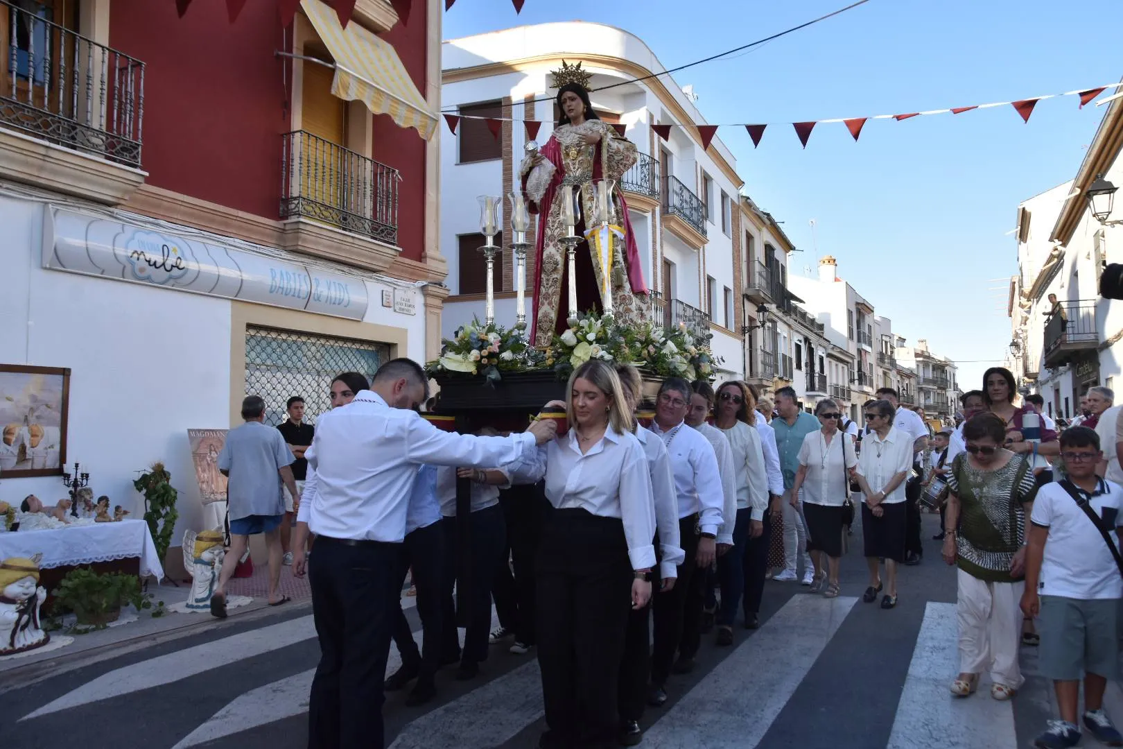 Procesión de Santa María Magdalena. Foto: Ayuntamiento de Villa del Río