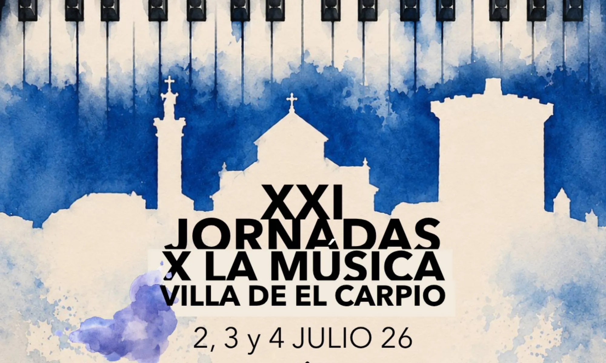 XXI Jornadas X la Música Villa de El Carpio 2026.  