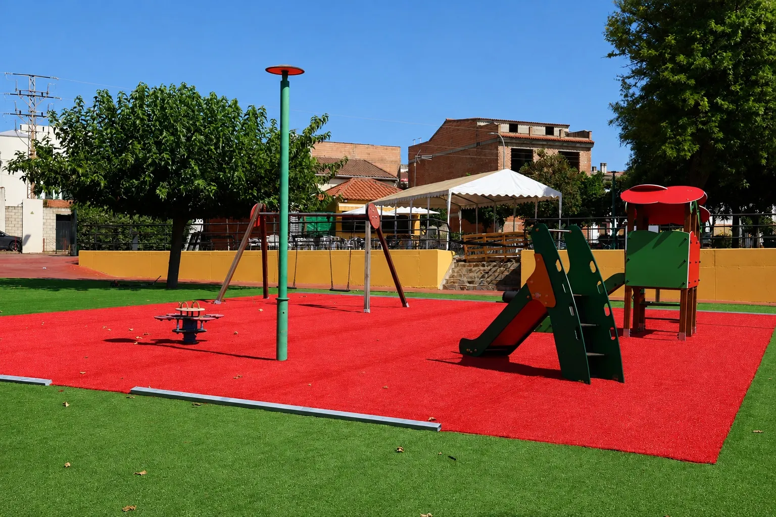 Inauguración del parque de La Tejera. Foto: Ayuntamiento de Villafranca.