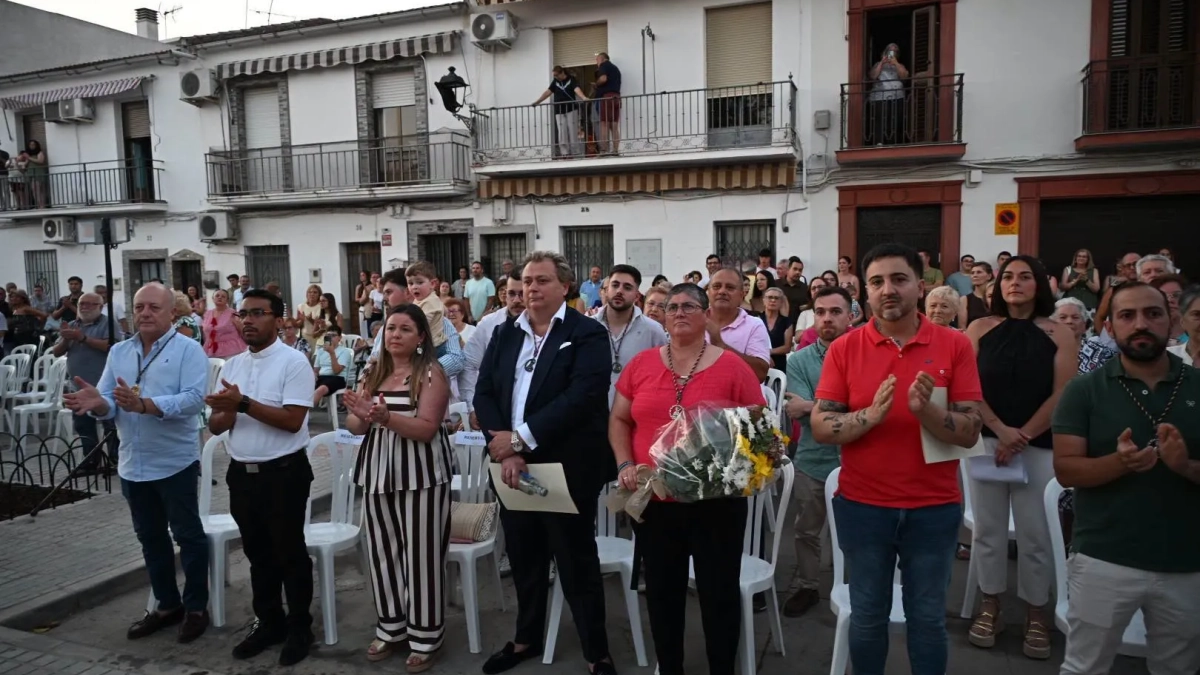 Acto inauguración del Templete dedicado a Nuestro Padre Jesús Nazareno. Foto: Ayuntamiento de Villa del Río