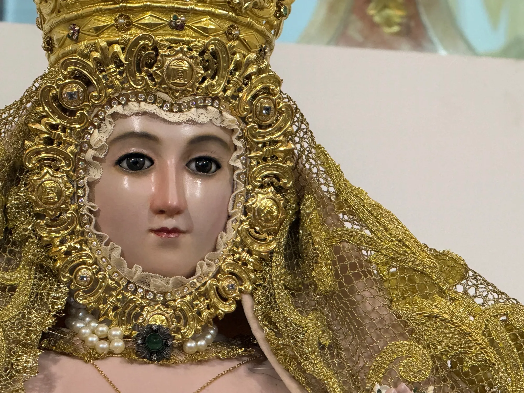 María Santísima del Campo Coronada, tras su restauración.