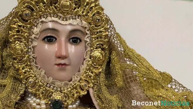 María Santísima del Campo Coronada, tras su restauración. María Santísima del Campo Coronada, tras su restauración.