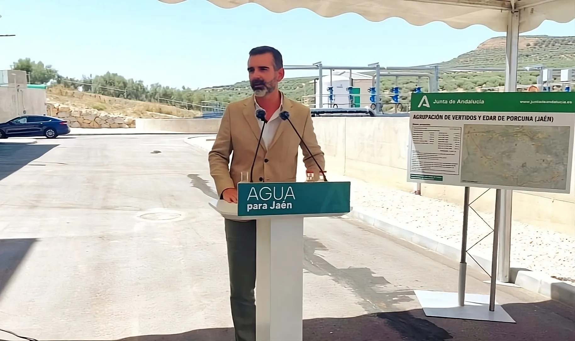 Ramón Fernández, consejero de agricultura de la Junta de Andalucía.