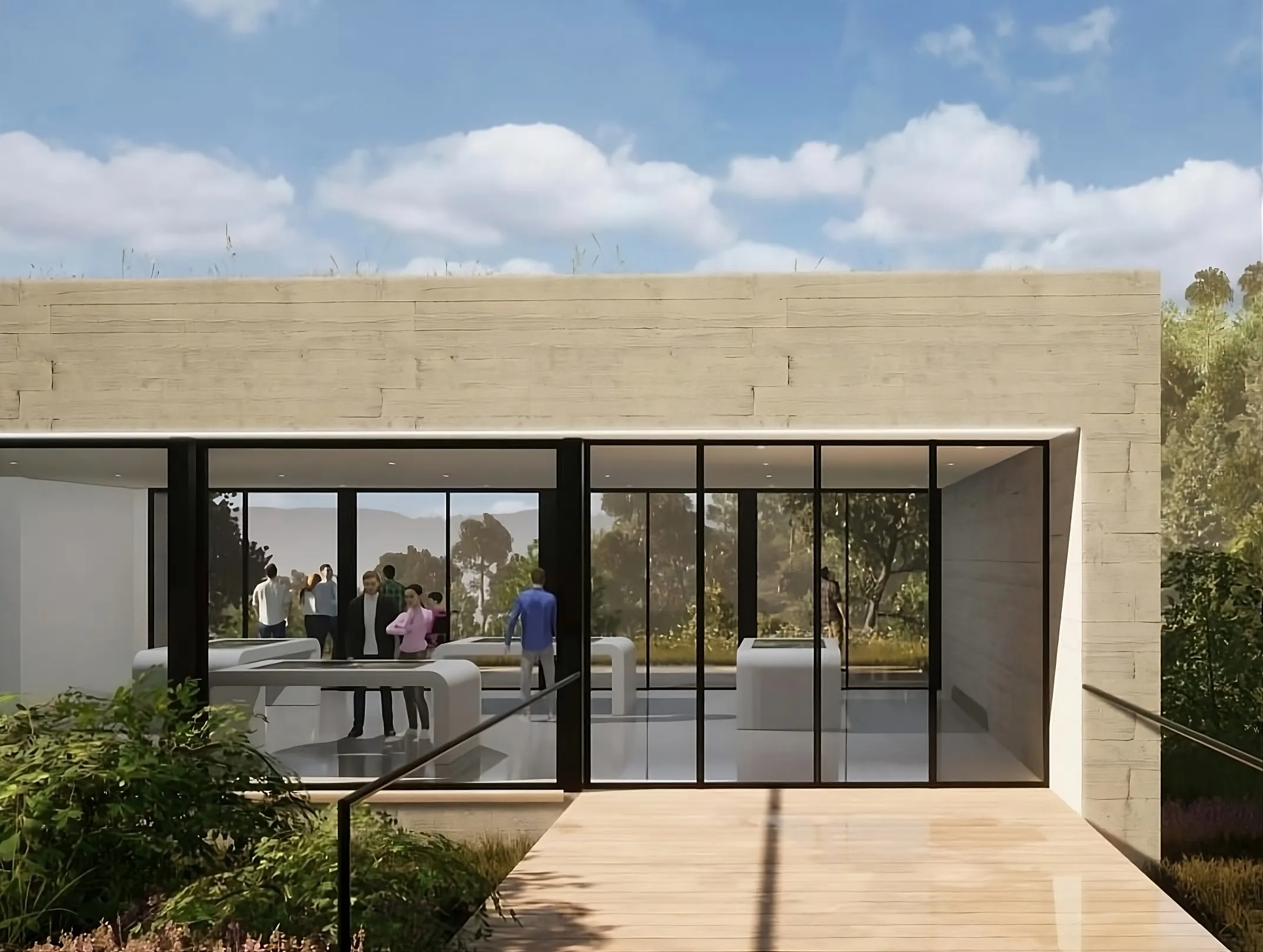 Infografía del futuro centro de visitantes de Villafranca de Córdoba. Fuente: Ayuntamiento de Villafranca de Córdoba
