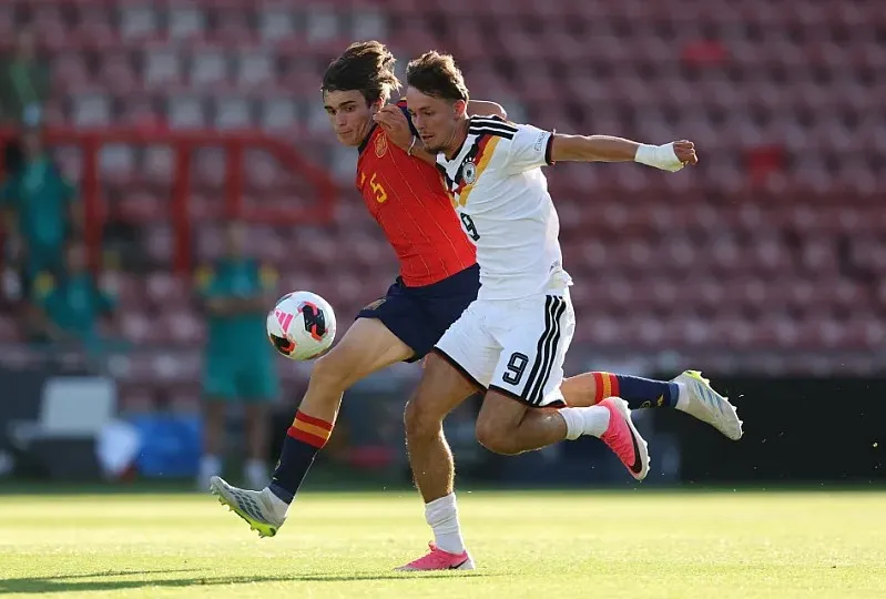 Andrés Cuenca en la final ante Alemania. Foto: Selección Española de Fútbol