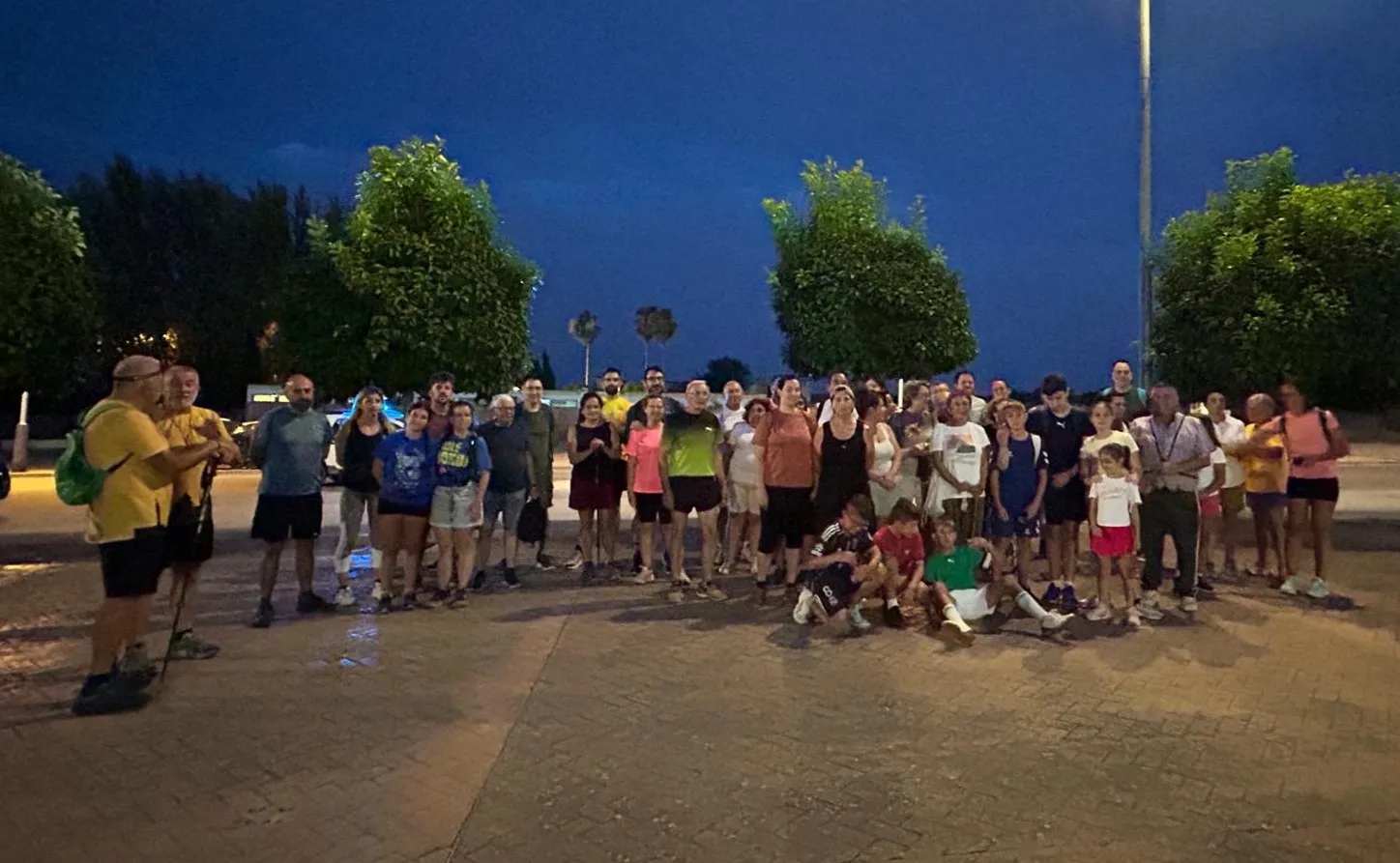 Participantes de la ruta antes del inicio de la actividad: Foto: Antonio Mejías