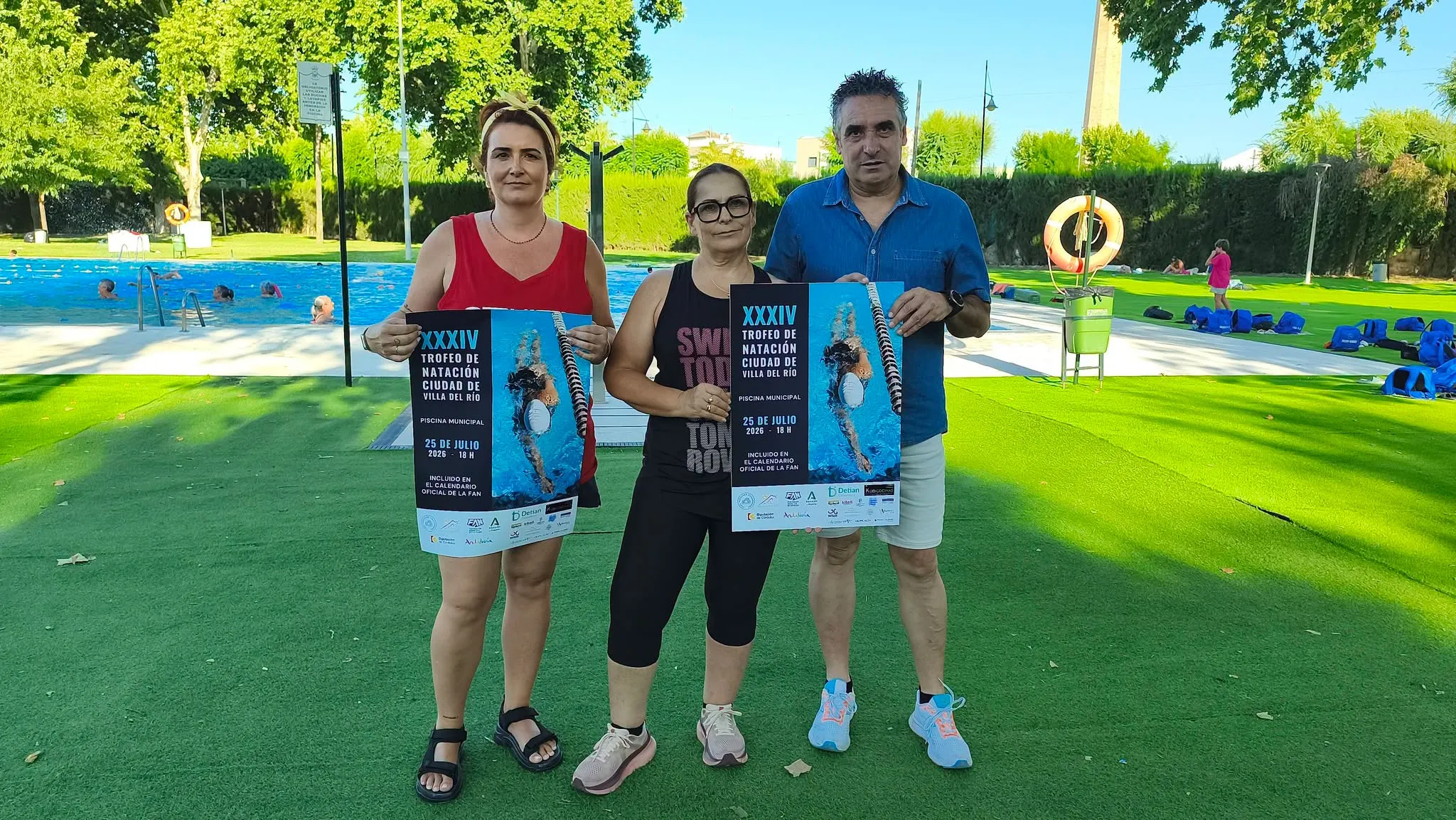 Presentación de la XXXIV edición del Trofeo de Natación "Ciudad de Villa del Río". Foto: Ayto de Villa del Río