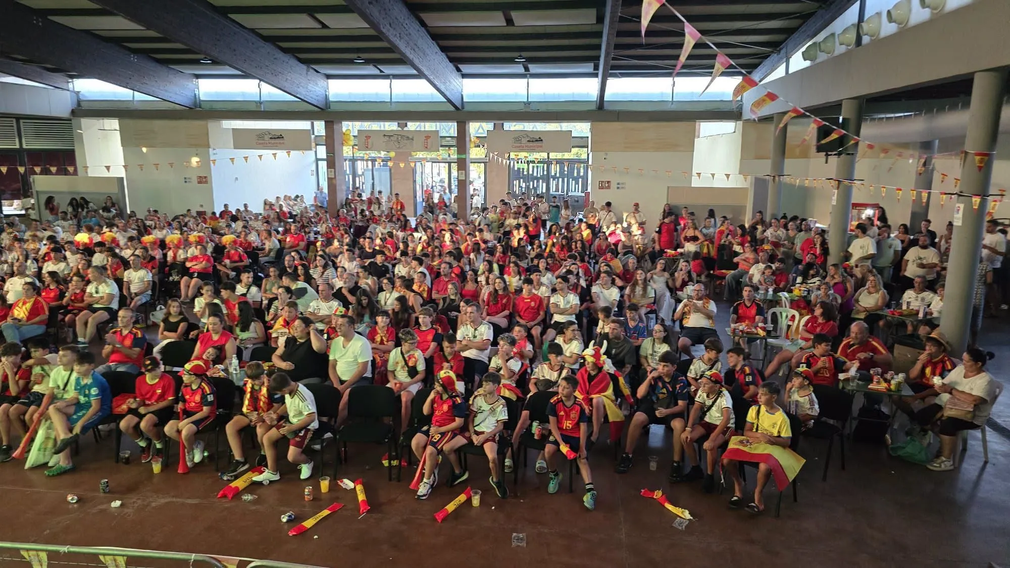 Ambiente en la Caseta de Villafranca en las semifinales del Mundial 2026. Foto: Ayto de Villafranca de Córdoba Ambiente en la Caseta de Villafranca en las semifinales del Mundial 2026. Foto: Ayto de Villafranca de Córdoba