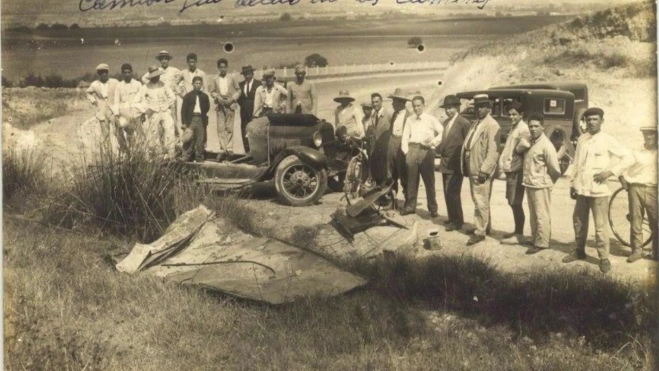 Accidente de autobús en Villafranca en 1929 Accidente de autobús en Villafranca en 1929