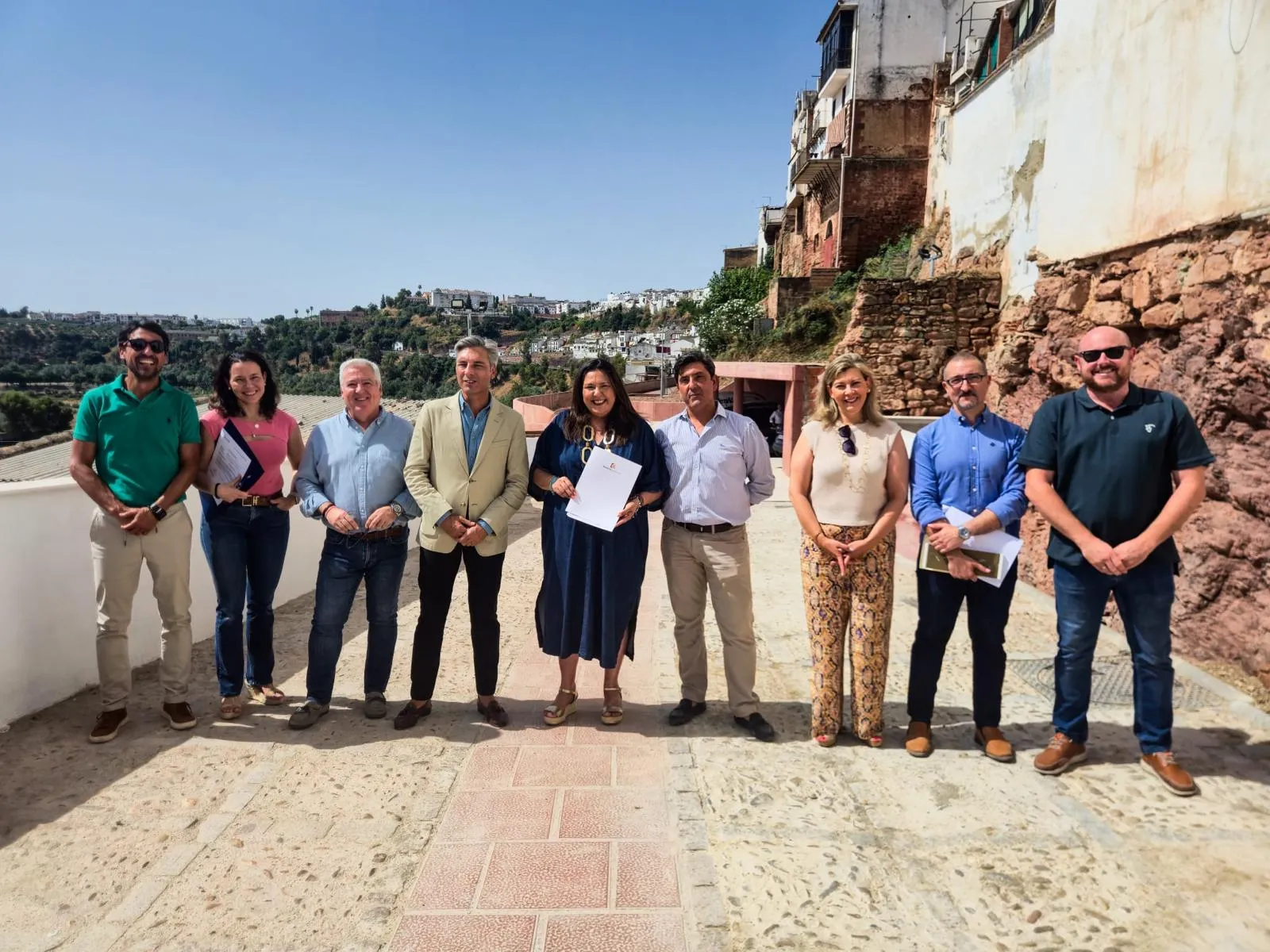 Recepción de las obras con la presencia de la Diputación de Córdoba y el Ayuntamiento de Montoro. Foto: Diputación de Córdoba Recepción de las obras con la presencia de la Diputación de Córdoba y el Ayuntamiento de Montoro. Foto: Diputación de Córdoba