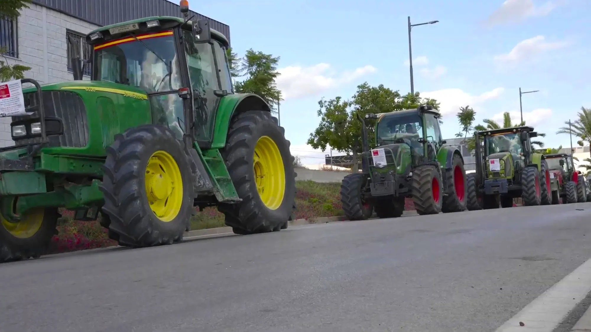 Tractorada en Lopera del pasado mes de septiembre