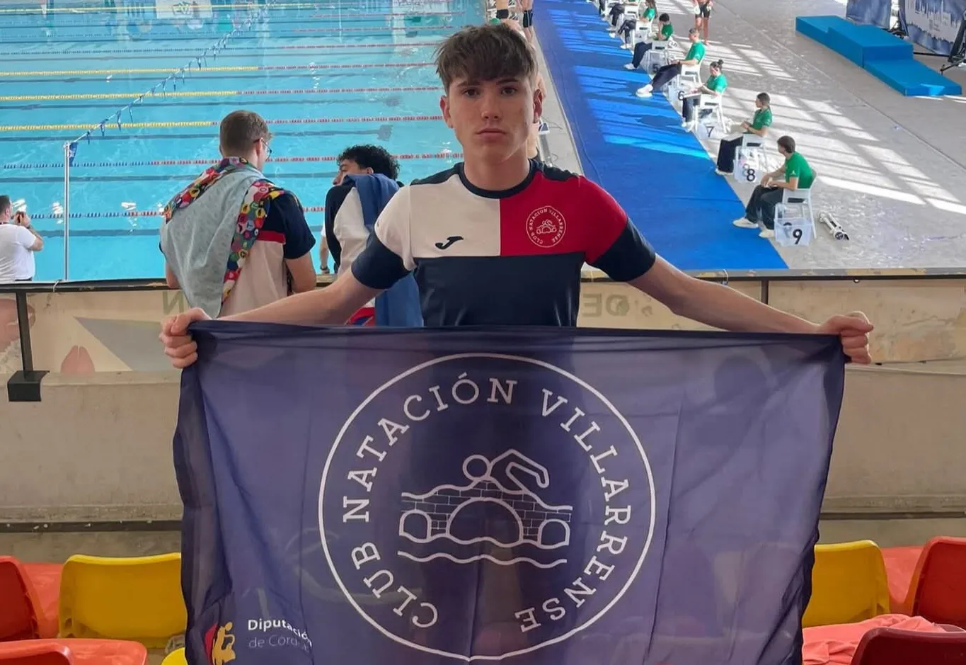 Pedro Javier Moyano, del Club de Natación Villarrense. Foto: Archivo del club