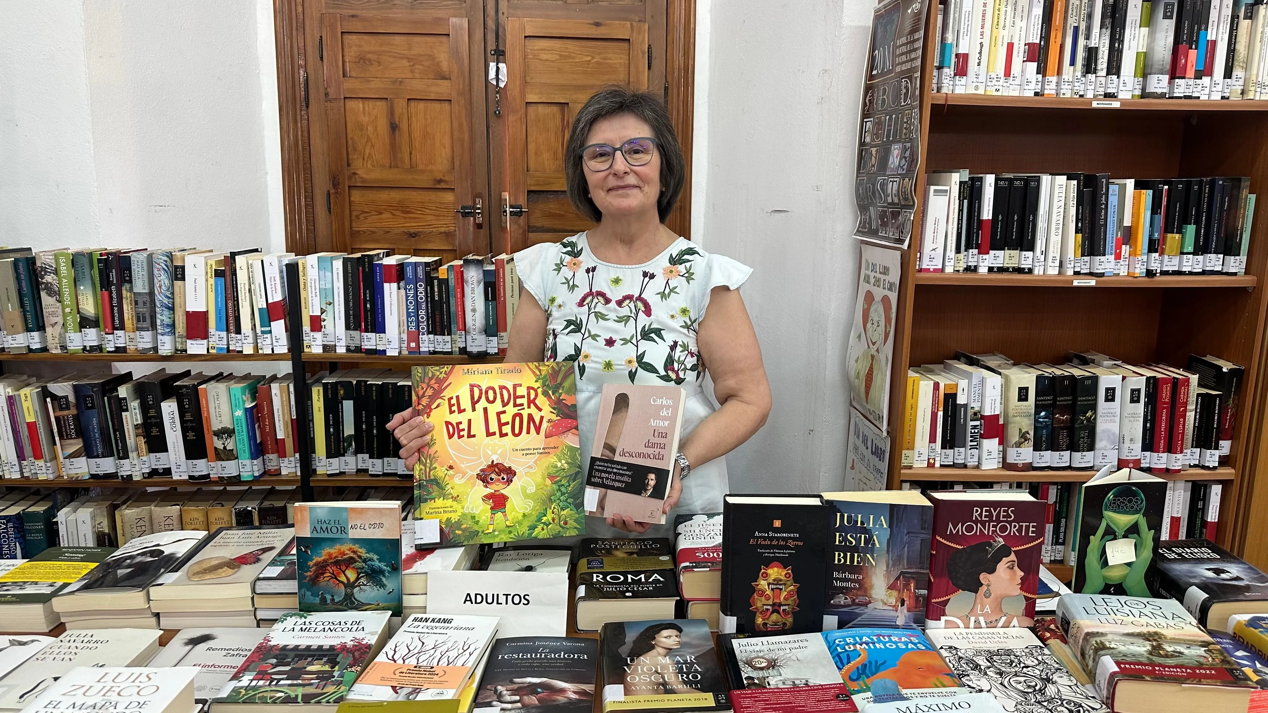Gloria Caballero, directora de la Biblioteca Pública Municipal "Cervantes" de El Carpio.