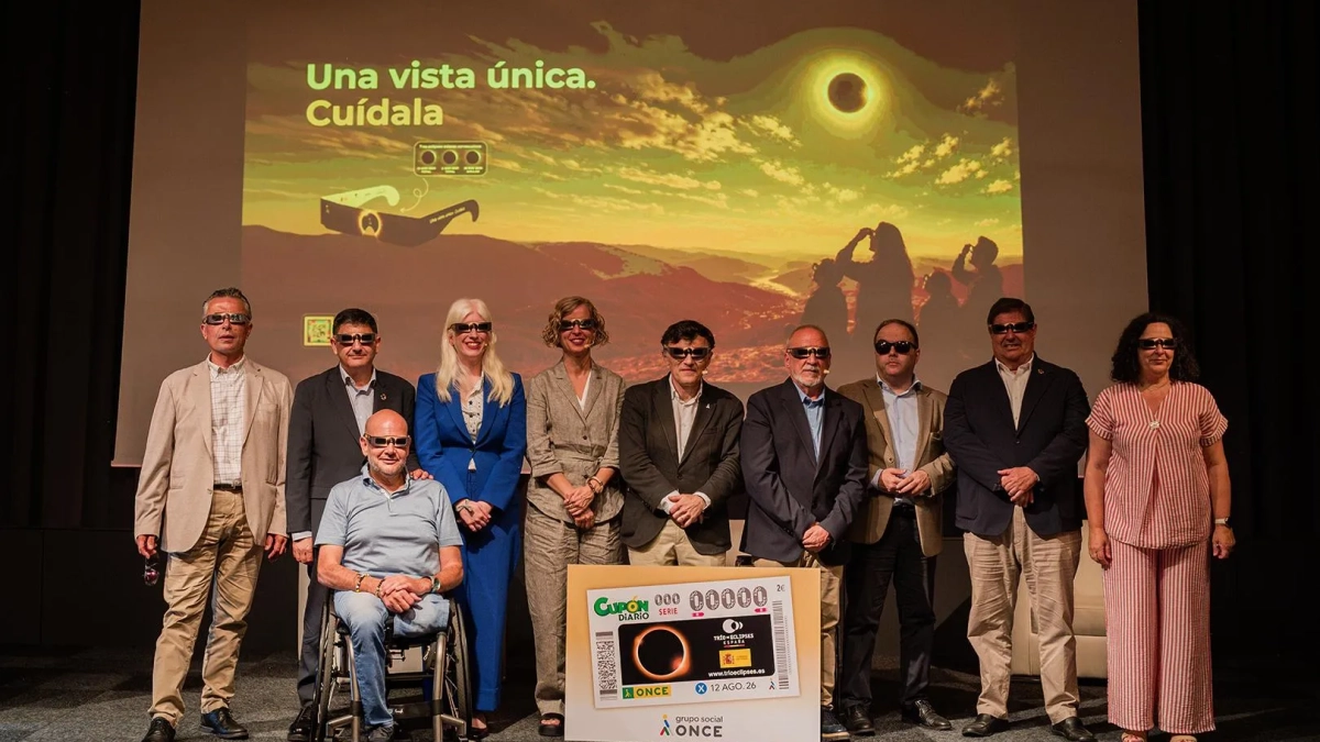 Presentación del convenio entre el Ministerio de Ciencia y la ONCE.