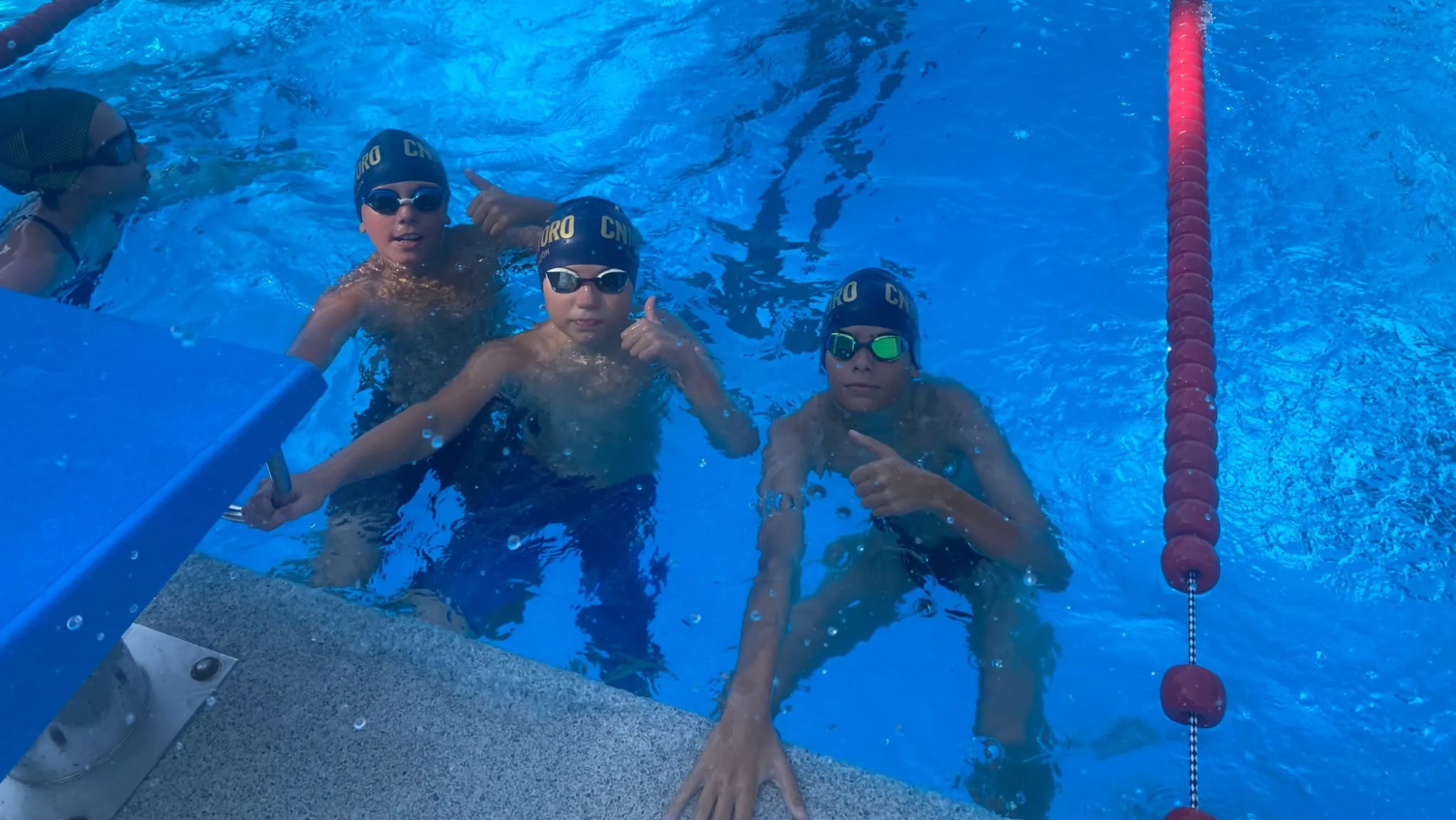 Miembros del Club de Natación Montoro.