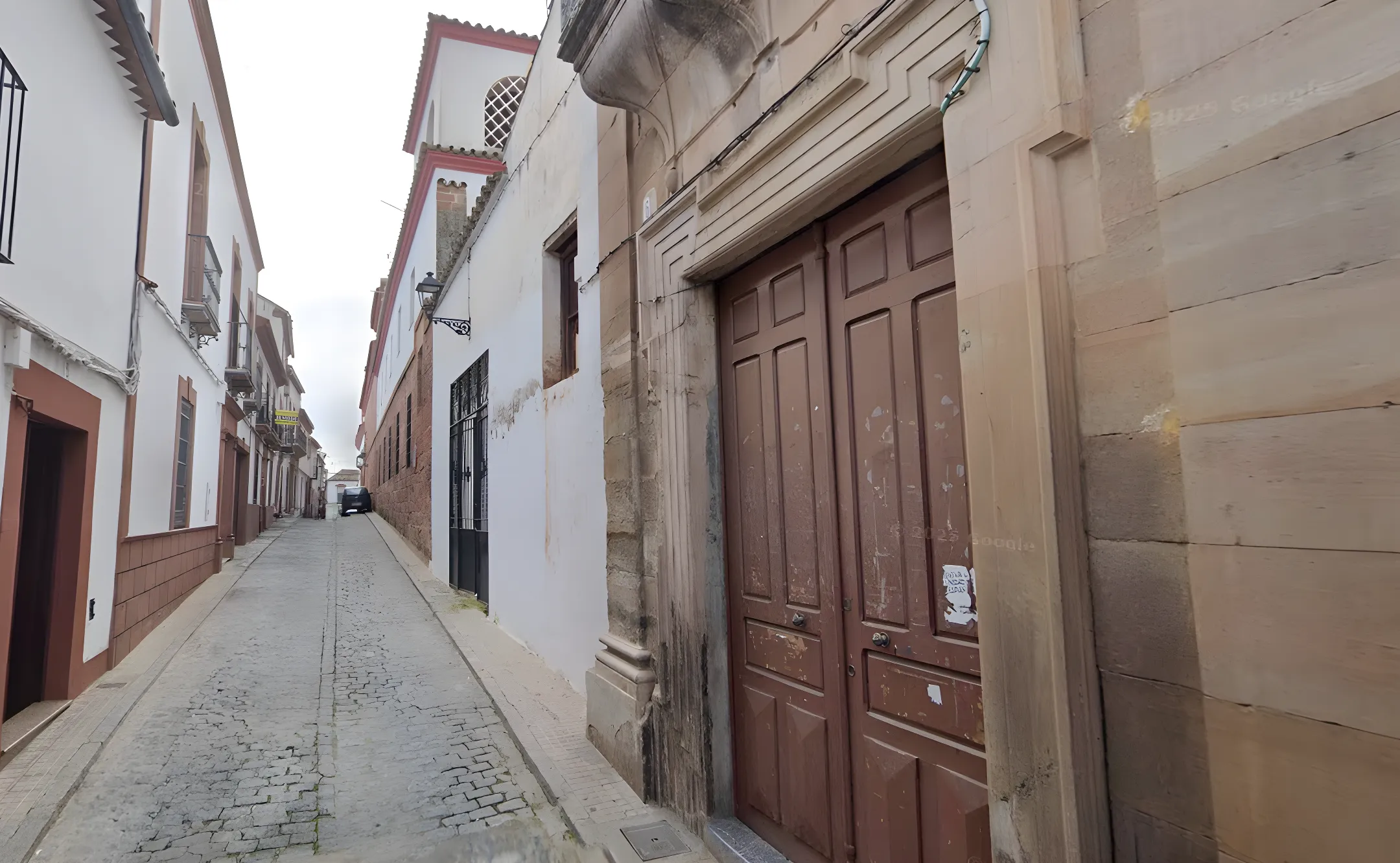 Vista de la calle Salazar, uno de los accesos al nuevo aparcamiento.