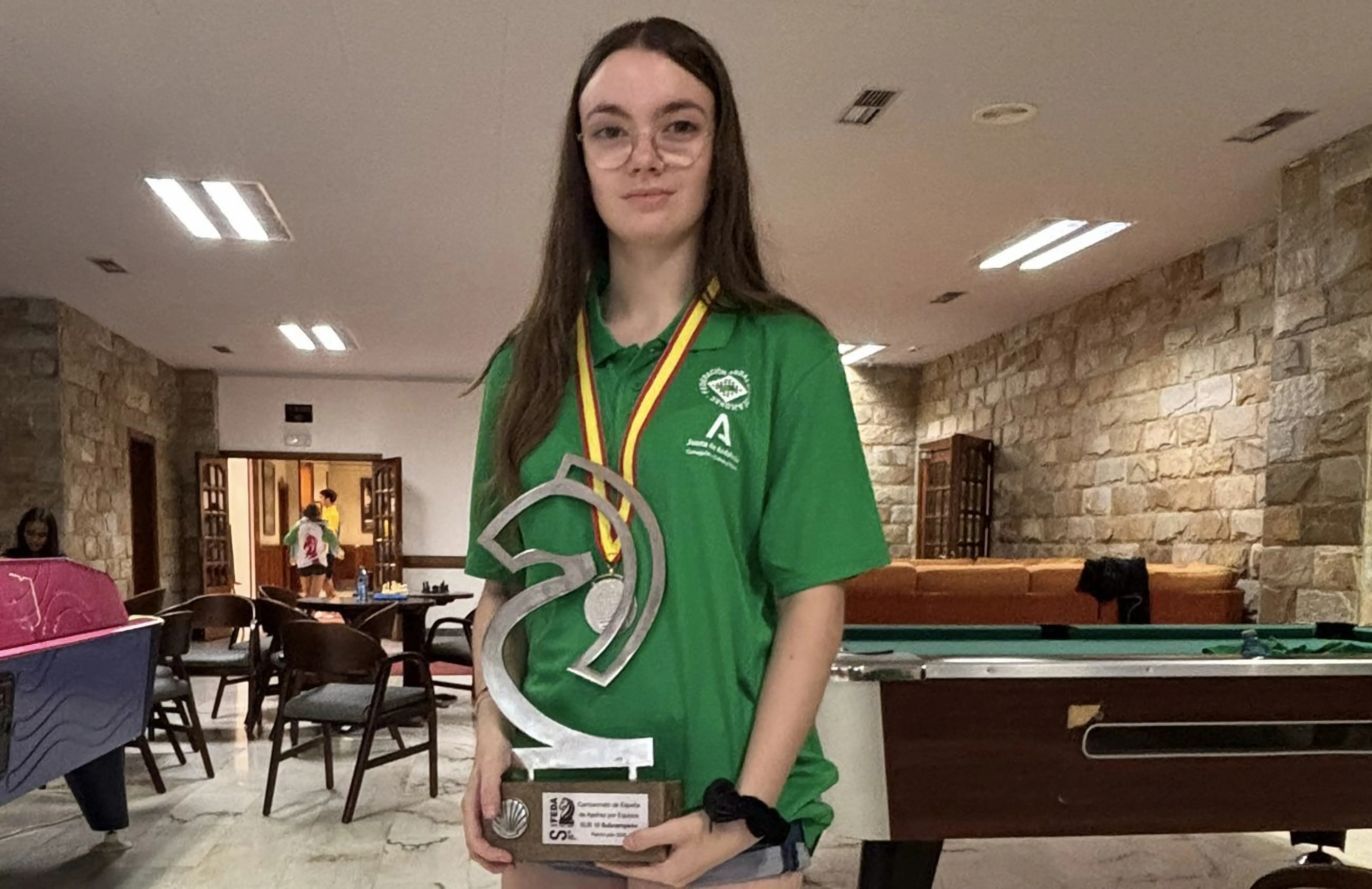 Laura Herrero en el Campeonato de España. Laura Herrero en el Campeonato de España.