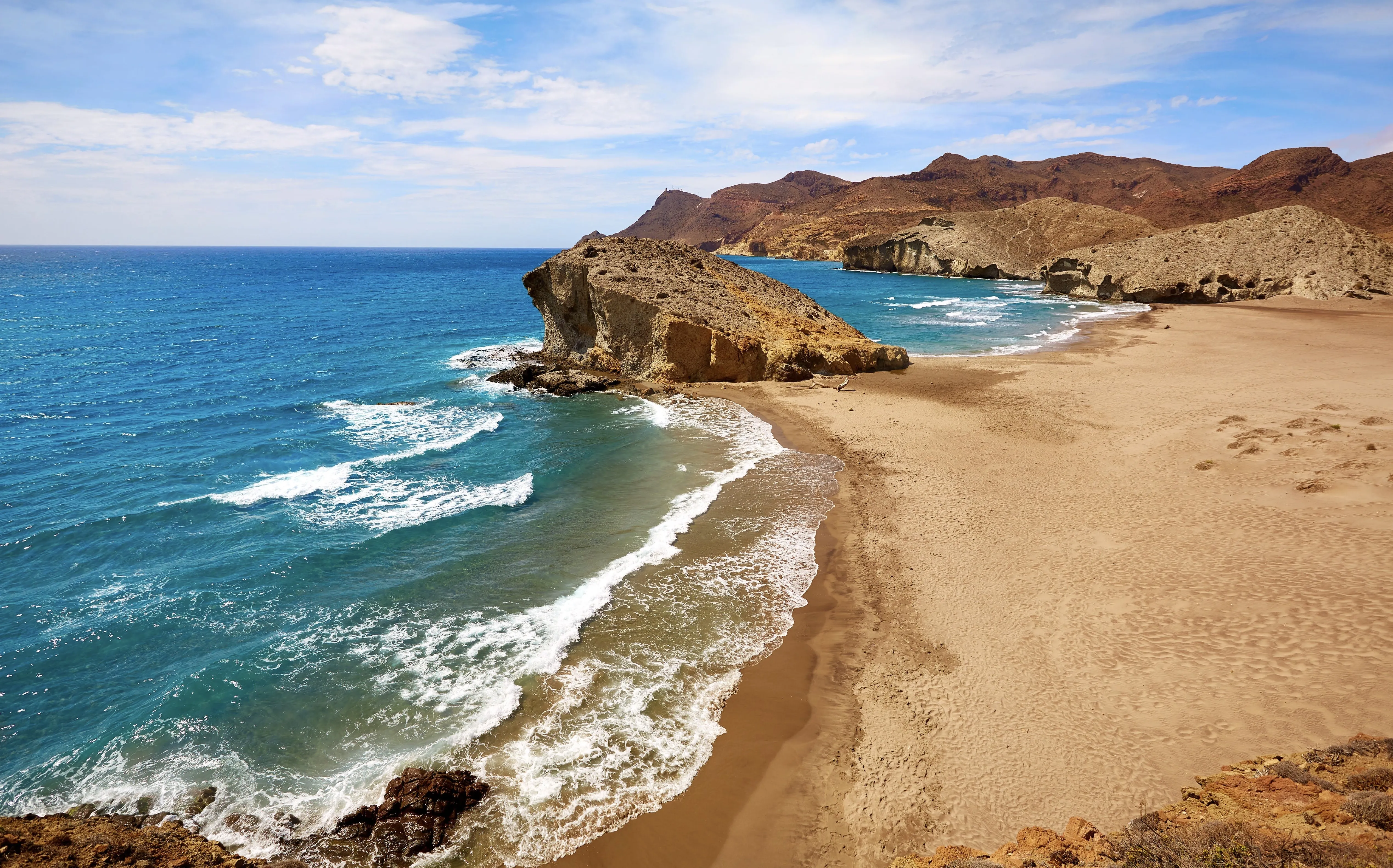 Playa de Mónsul, Almería. Foto: Turismo Costa de Almería