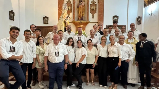 Costaleros Virgen del Carmen en Bujalance