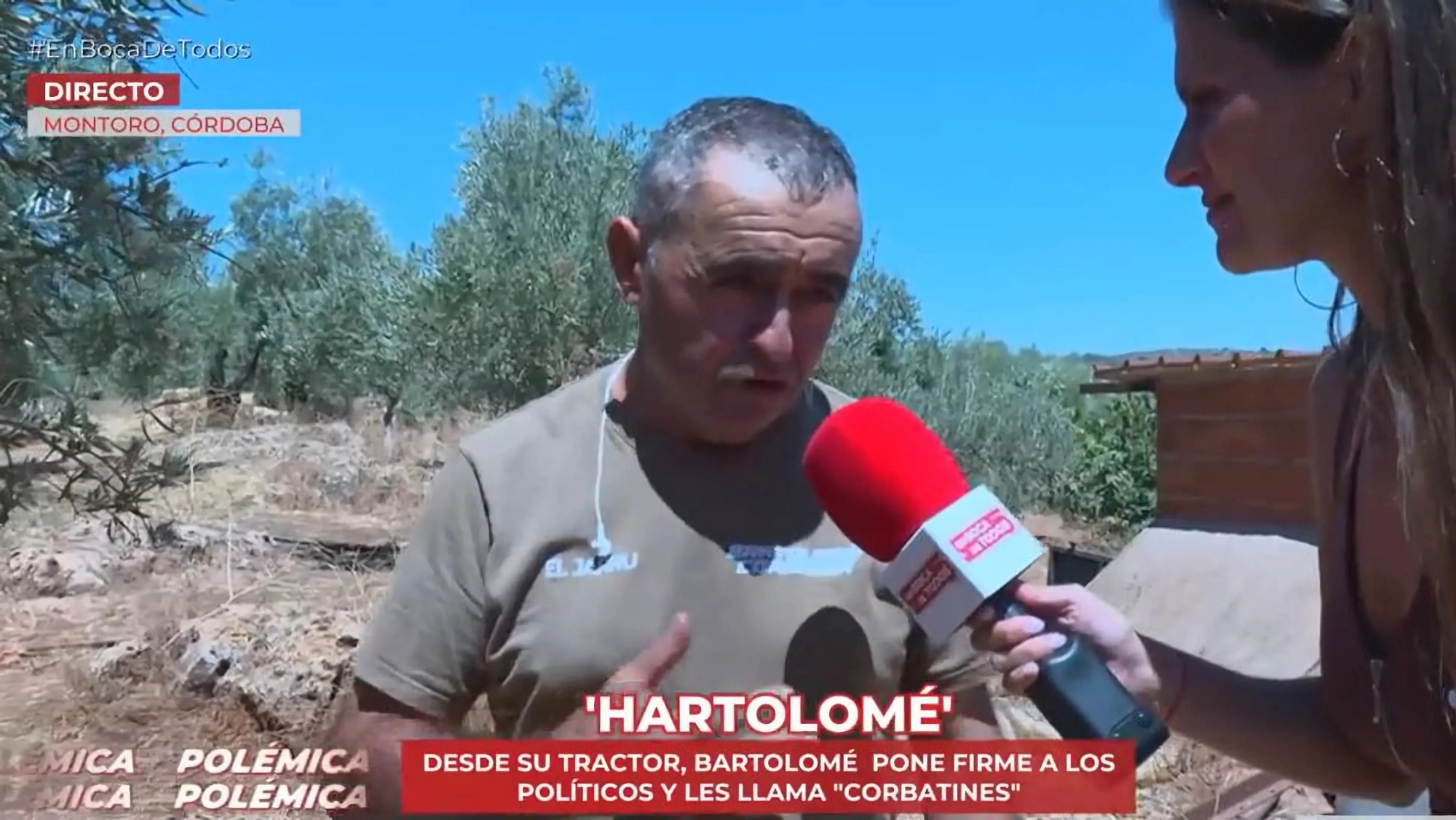 Bartolomé durante su aparición en el programa. Foto: Cuatro