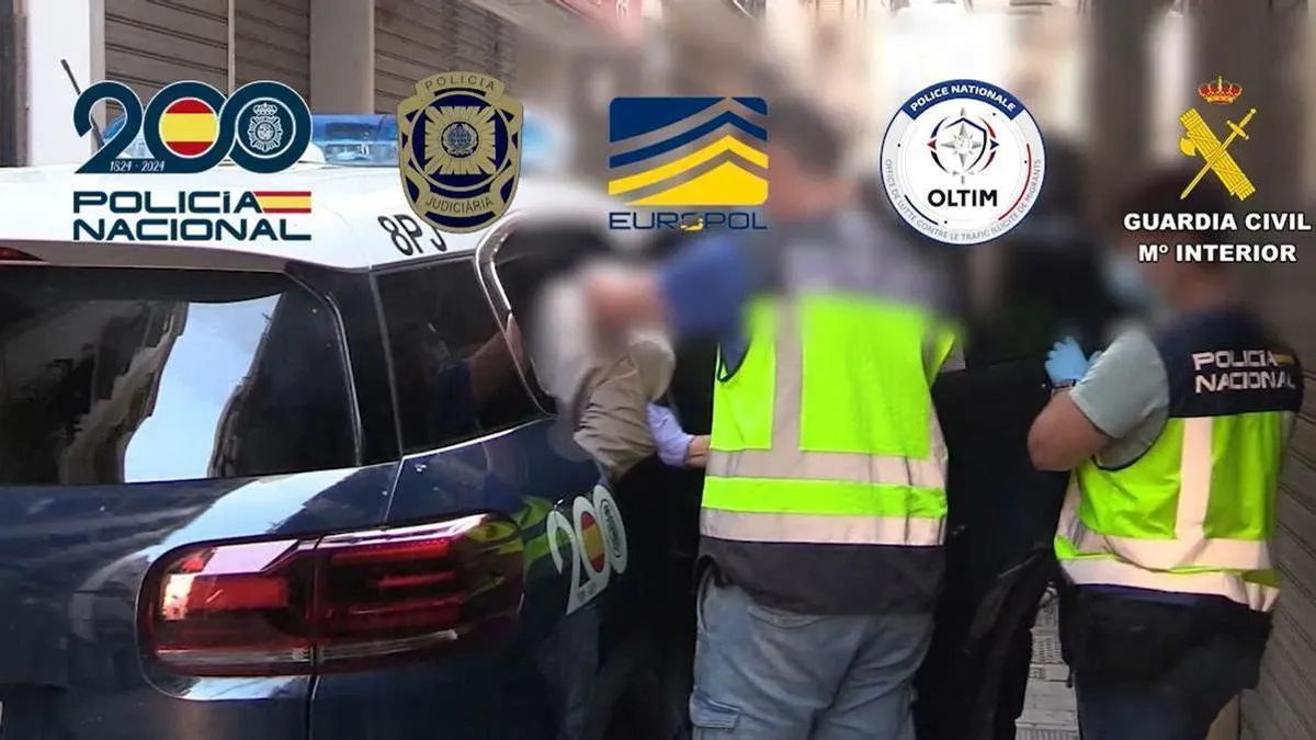 Operación conjunta de Policía Nacional y Guardia Civil, con la colaboración de EUROPOL.