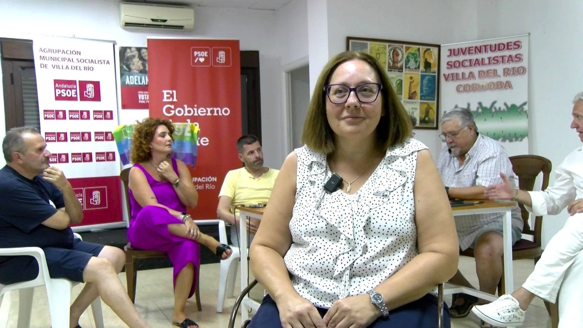 Juani Delgado Uceda, concejala y portavoz del PSOE  y diputada provincial
