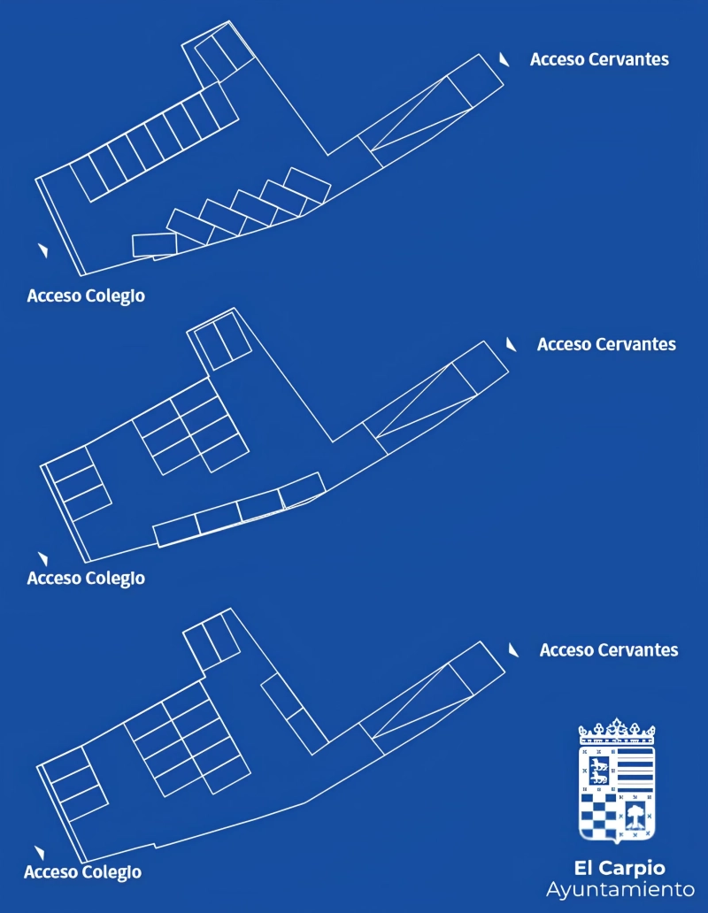 Anteproyecto plazas estacionamiento y accesos. Anteproyecto plazas estacionamiento y accesos.