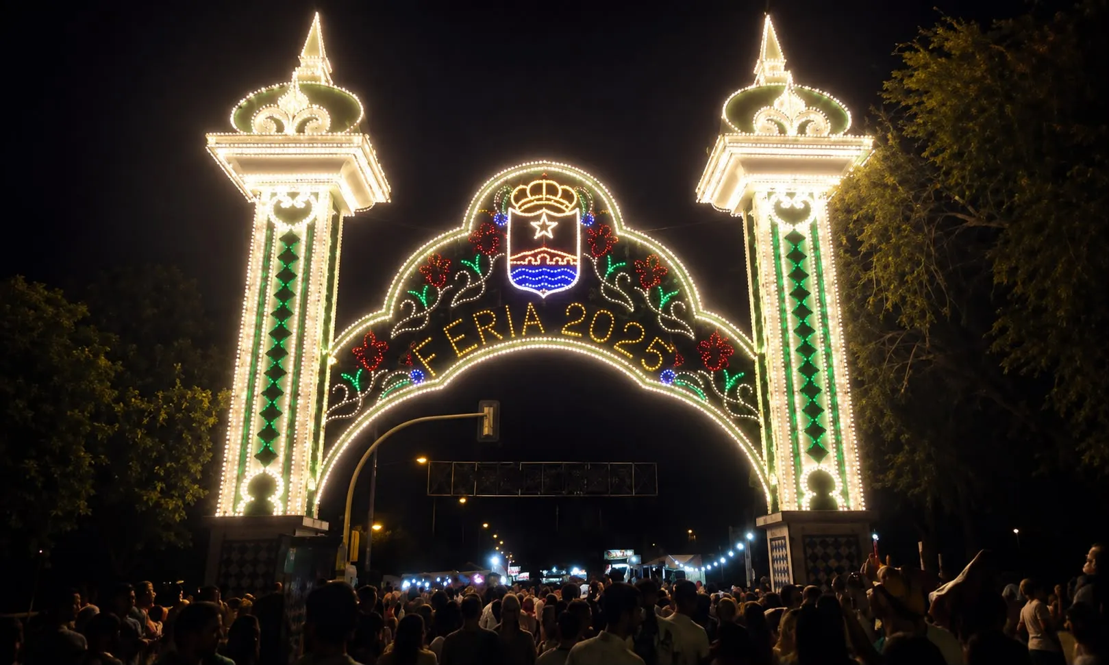 Inauguración del alumbrado de Feria 2025.