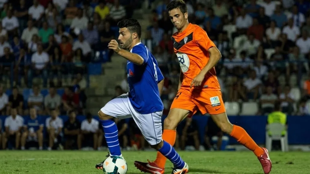 Manu Reina durante su etapa en el Écija Balompié. Foto: Archivo