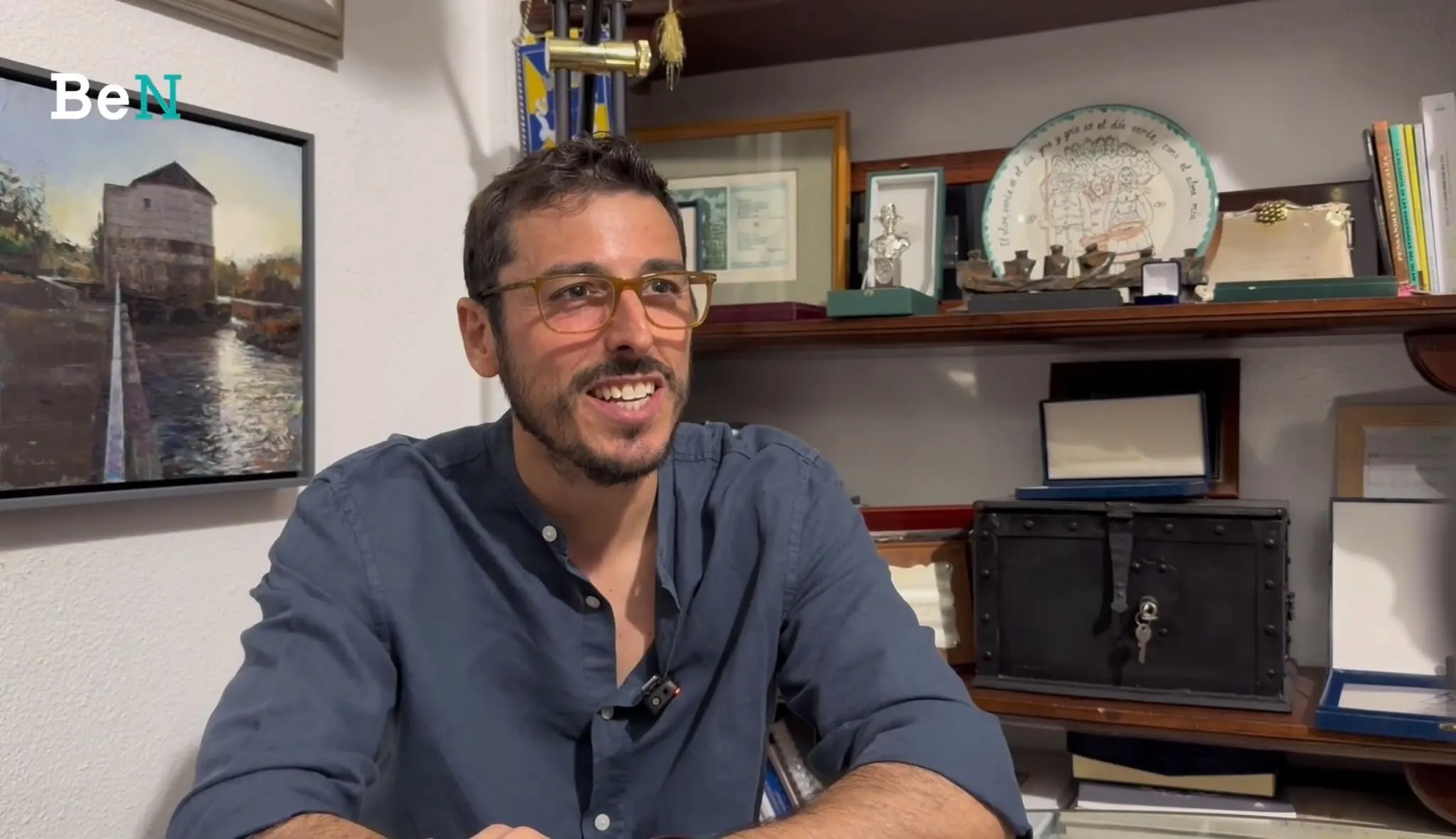 José Luis Mantas, durante su entrevista con Beconet.